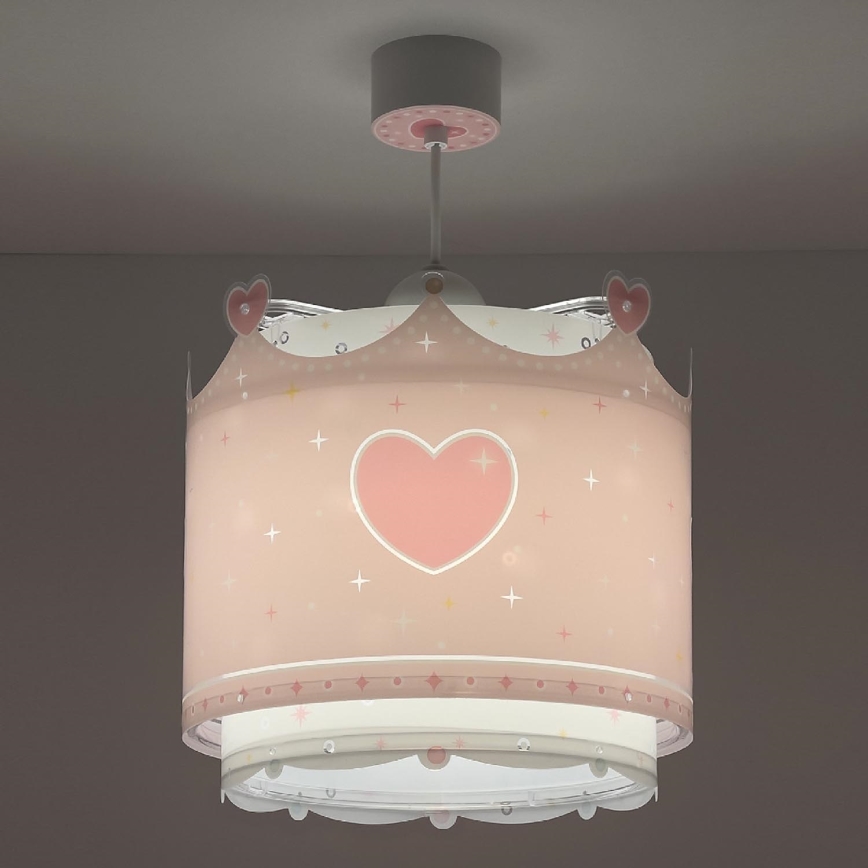 Dalber 61102 - Takkrona för barn  LITTLE QUEEN 1xE27/60W/230V