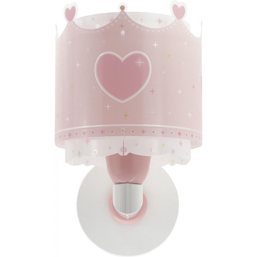 Dalber 61109 - Vägglampa för barn  LITTLE QUEEN 1xE27/60W/230V