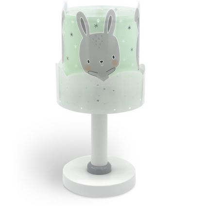 Dalber 61151H - Barnlampa  BUNNY 1xE14/40W/230V grön