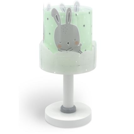 Dalber 61151H - Barnlampa  BUNNY 1xE14/40W/230V grön