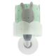 Dalber 61159H - Vägglampa för barn  BUNNY 1xE27/60W/230V grön