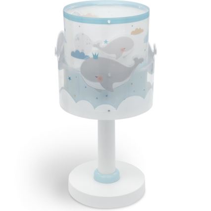 Dalber 61171T - Lampa för barn WHALE DREAMS 1xE14/8W/230V blå