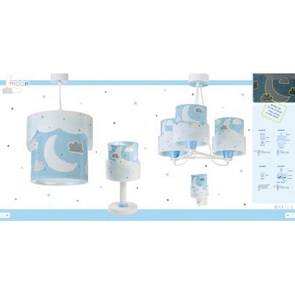 Dalber 61235T - LED-nattlampa för vägguttag MOON 1xE14/0,5W/230V