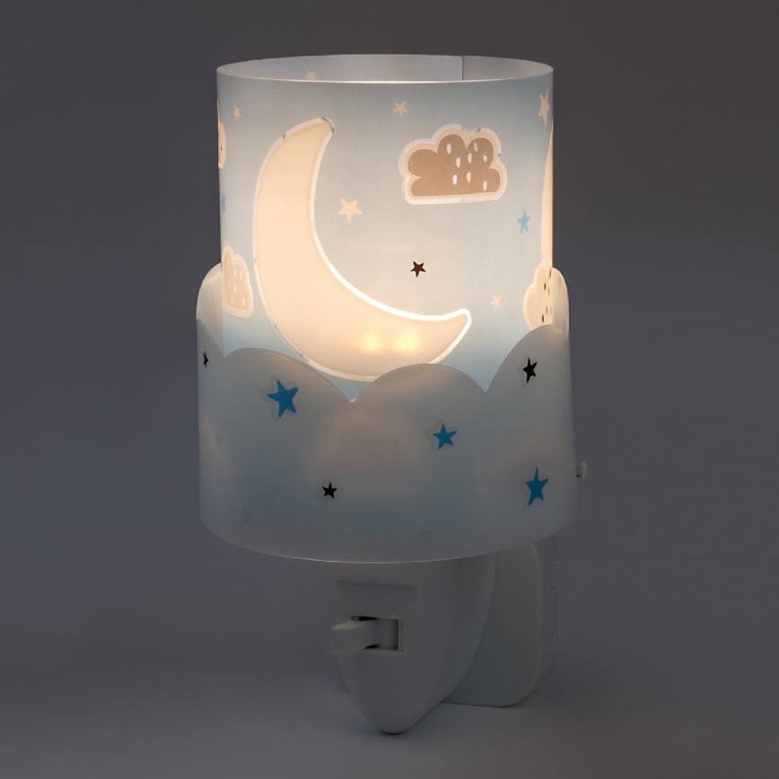 Dalber 61235T - LED-nattlampa för vägguttag MOON 1xE14/0,5W/230V