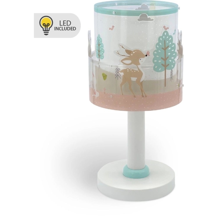 Dalber 61271N - LED-barnlampa LOVING DEER 1xG4/4W/230V flerfärgad