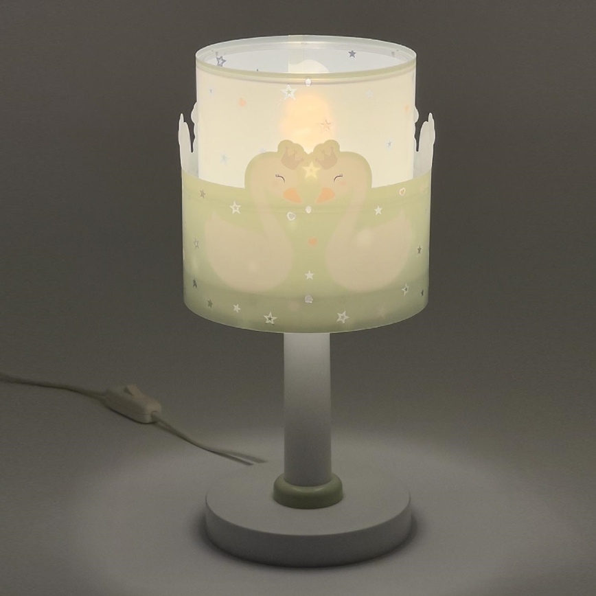 Dalber 61711H - Barnlampa  SWEET LOVE 1xE14/40W/230V grön