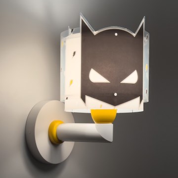 Dalber 61809 - Barnvägglampa DARK HERO 1xE27/15W/230V