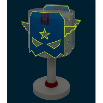 Dalber 61811N - LED-barnlampa BLUE HERO 1xG4/4W/230V vit/blå