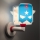 Dalber 61819 - Vägglampa för barn BLUE HERO 1xE27/15W/230V