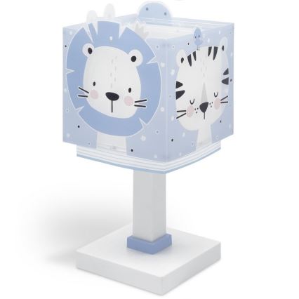 Dalber 63111T - Barnlampa  JUNGLE 1xE14/8W/230V blå