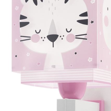 Dalber 63119S - Vägglampa för barn  JUNGLE 1xE27/15W/230V rosa