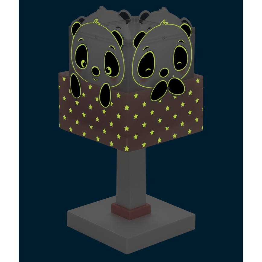 Dalber 63161S - Lampa för barn PANDA 1xE14/40W/230V rosa