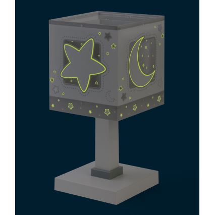 Dalber 63231NE - LED barnlampa MOONLIGHT 1xG4/4W/230V, grå