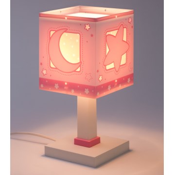 Dalber 63231NS - LED-barnlampa MOONLIGHT 1xG4/4W/230V rosa