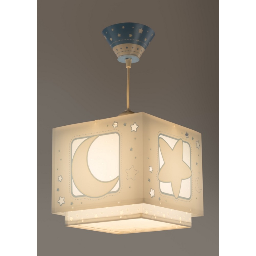 Dalber 63232T - Barnlampa MOON LIGHT 1xE27/60W/230V