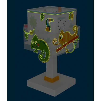 Dalber 63311N - LED-barnlampa HAPPY JUNGLE 1xG4/4W/230V flerfärgad