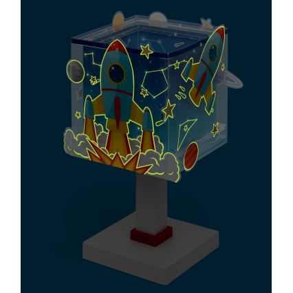 Dalber 63351N - LED-barnlampa ROCKET 1xG4/4W/230V färgglad