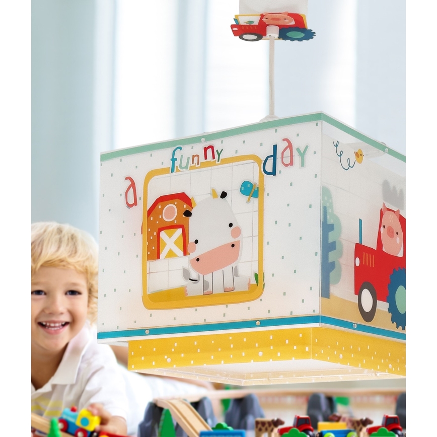 Dalber 63402 - Ljuskrona för barn MY FARM 1xE27/15W/230V