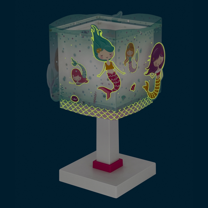 Dalber 63441N - LED-barnlampa MERMAIDS 1xG4/4W/230V, flerfärgad