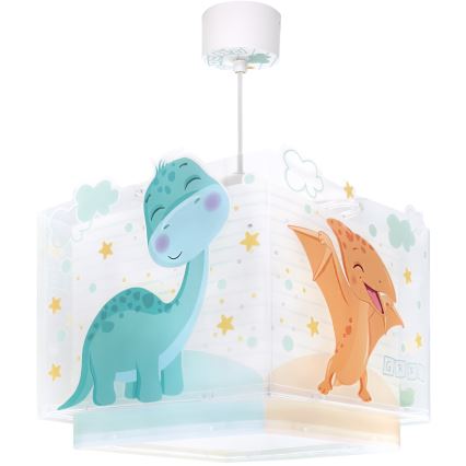 Dalber 63452 - Taklampa för barn BABY DINOS 1xE27/15W/230V flerfärgad