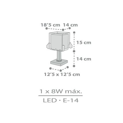 Dalber 63531N - LED-barnlampa TRAIN 1xG4/4W/230V flerfärgad