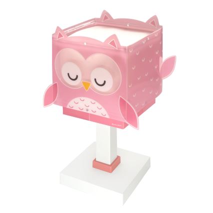 Dalber 64481N - LED-barnlampa LITTLE OWL 1xG4/4W/230V rosa