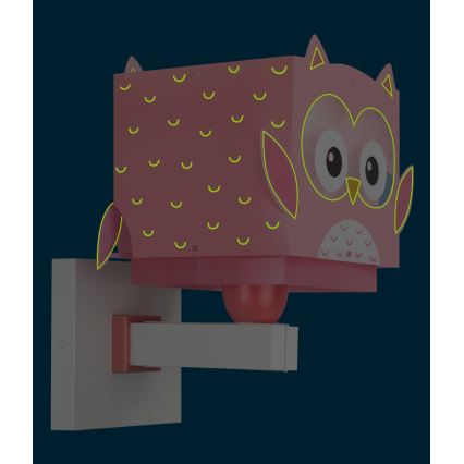 Dalber 64489 - Barnvägglampa LITTLE FRIENDS 1xE27/15W/230V
