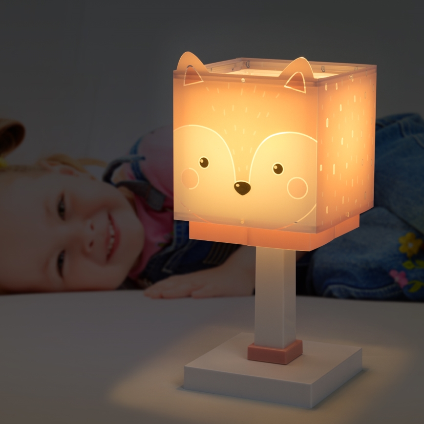 Dalber 64581N - LED barnlampa LITTLE FOX 1xG4/4W/230V rosa