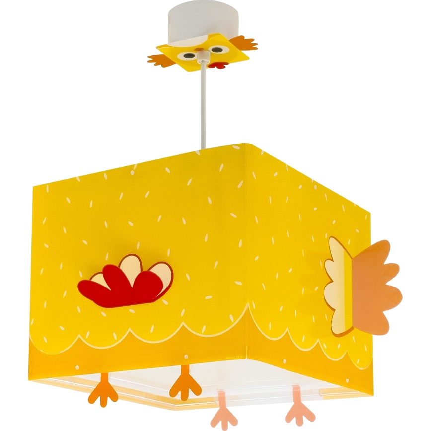 Dalber 64642 - Ljuskrona för barn LITTLE CHICKEN 1xE27/15W/230V