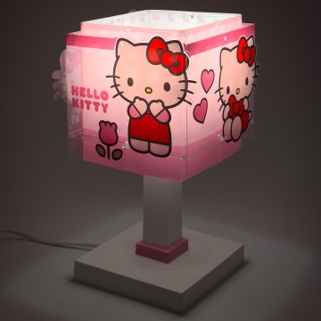 Dalber 73261 - LED barnlampa HELLO KITTY 1xG4/4W/230V rosa