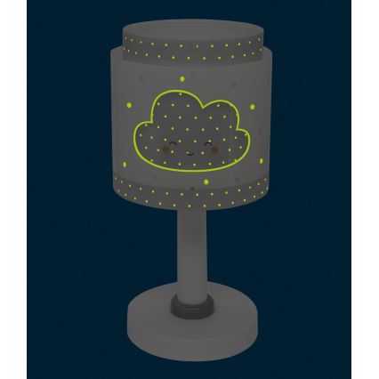 Dalber 76011E - Lampa för barn BABY DREAMS 1xE14/8W/230V grå