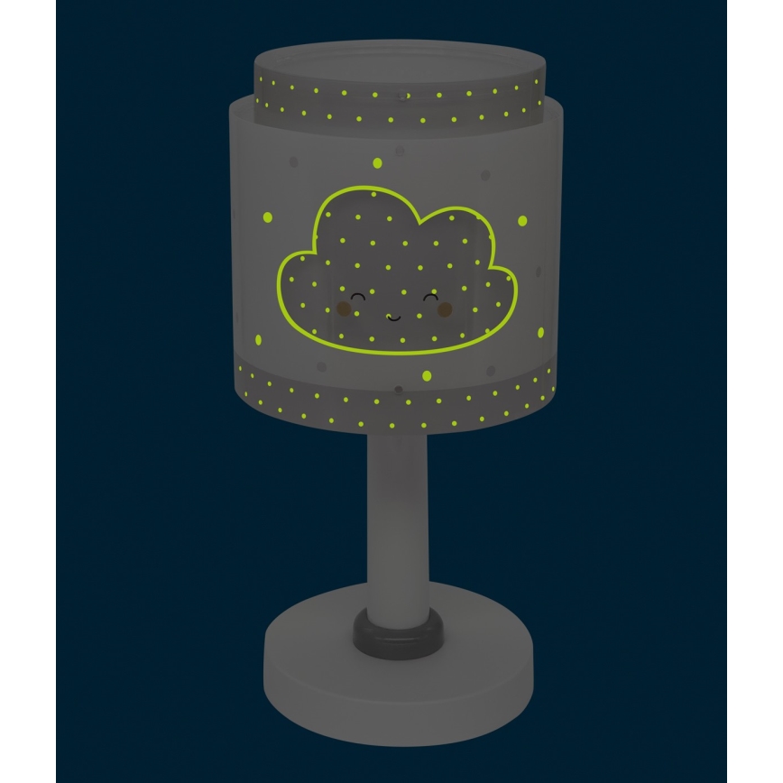 Dalber 76011E - Lampa för barn BABY DREAMS 1xE14/8W/230V grå