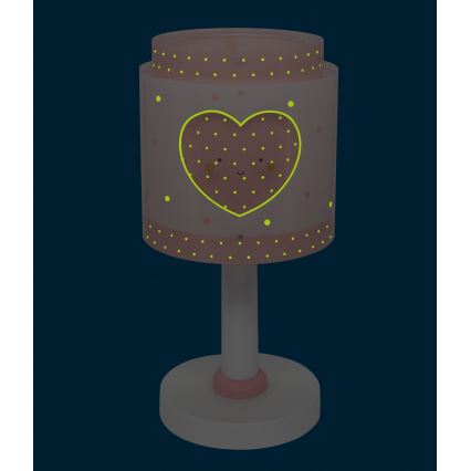 Dalber 76011S - Lampa för barn BABY DREAMS 1xE14/8W/230V rosa
