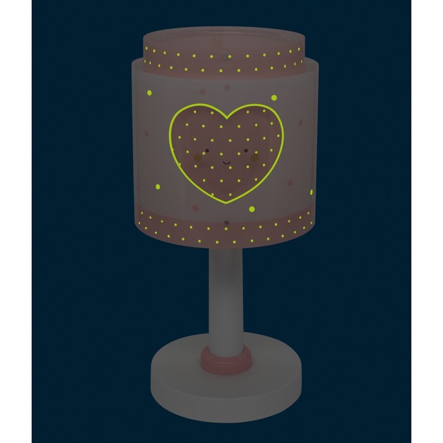 Dalber 76011S - Lampa för barn BABY DREAMS 1xE14/8W/230V rosa