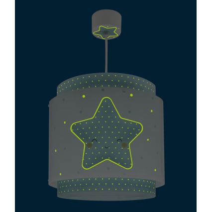 Dalber 76012T - Ljuskrona för barn BABY DREAMS 1xE27/15W/230V blå