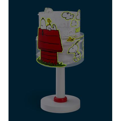 Dalber 76301 - LED-barnlampa SNOOPY 1xG4/4W/230V vit/röd