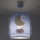 Dalber 76632 - Barntaklampa MOON DREAMS 1xE27/15W/230V blå