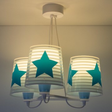 Dalber 81197T - Ljuskrona Barn Lampa FEELING 3xE27/60W/230V