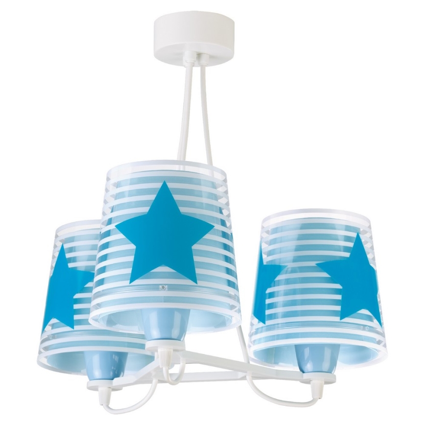 Dalber 81197T - Ljuskrona Barn Lampa FEELING 3xE27/60W/230V