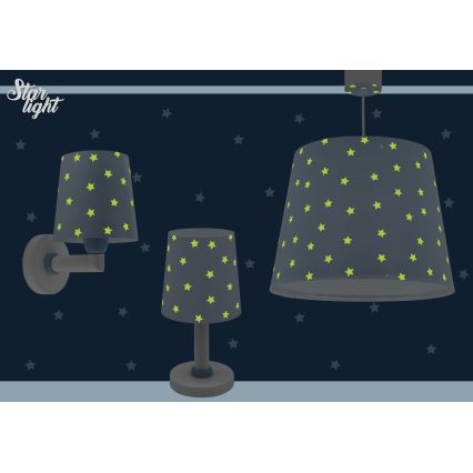 Dalber 82211T - Barnlampa  STAR LIGHT 1xE14/40W/230V blå 