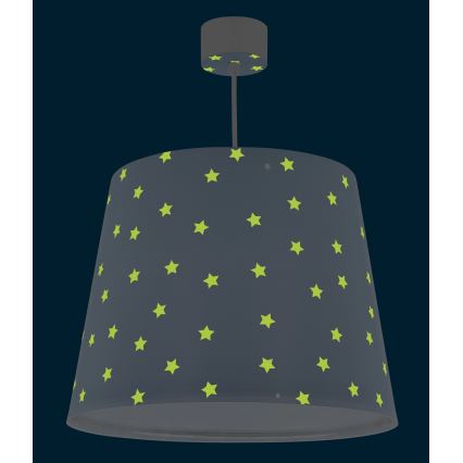 Dalber 82212T - Takkrona för barn  STAR LIGHT 1xE27/60W/230V blå 