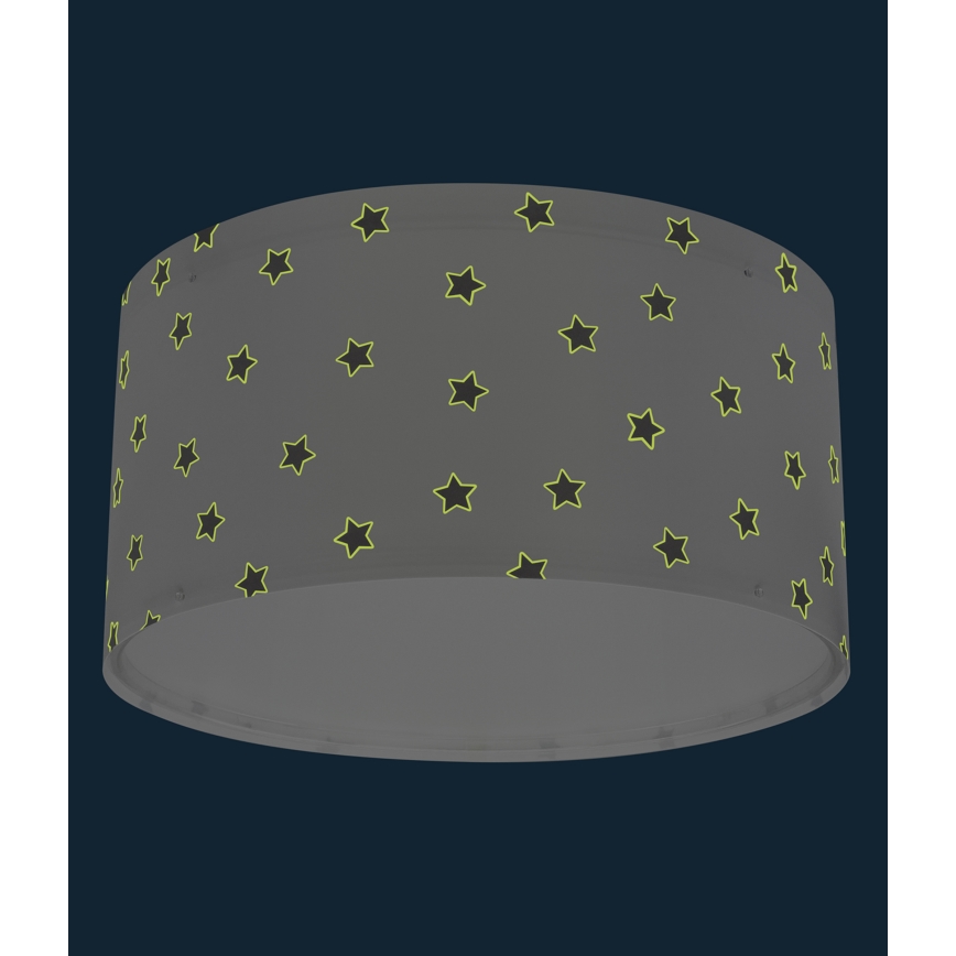 Dalber 82216B - Takbelysning för barn STAR LIGHT 2xE27/60W/230V vit