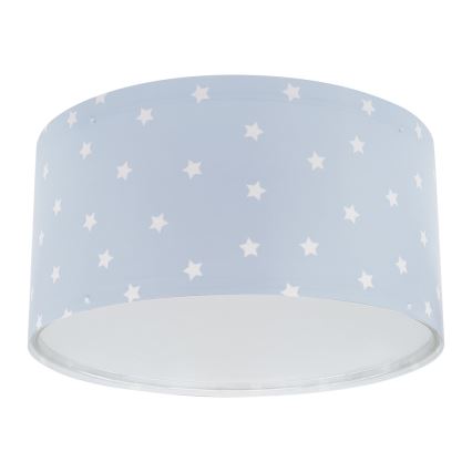 Dalber 82216T - Takbelysning för barn STAR LIGHT 2xE27/60W/230V blå