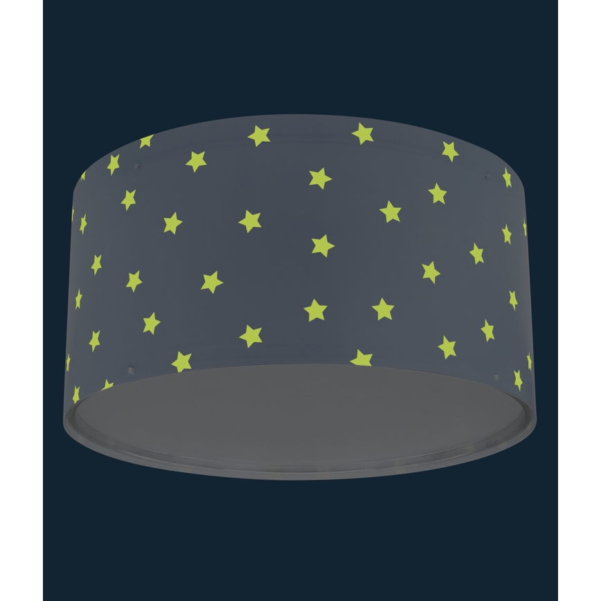 Dalber 82216T - Takbelysning för barn STAR LIGHT 2xE27/60W/230V blå