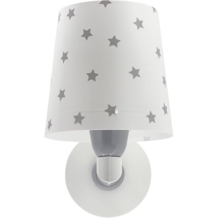 Dalber 82219B - Vägglampa för barn  STAR LIGHT 1xE27/60W/230V vit