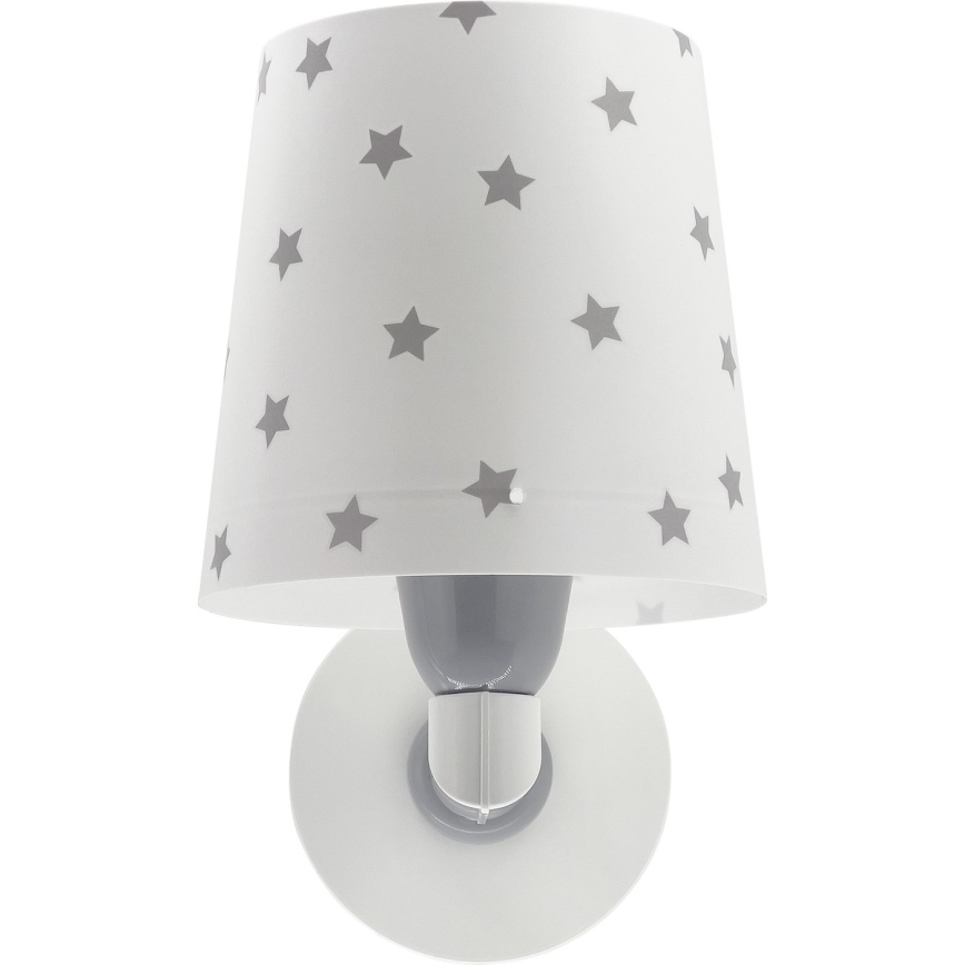 Dalber 82219B - Vägglampa för barn  STAR LIGHT 1xE27/60W/230V vit