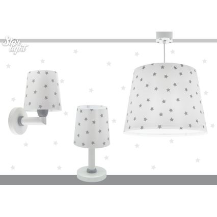 Dalber 82219B - Vägglampa för barn  STAR LIGHT 1xE27/60W/230V vit