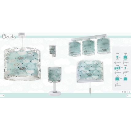 Dalber D-41412H - Ljuskrona Barn CLOUDS 1xE27/60W/230V