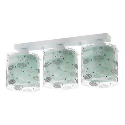 Dalber D-41413H - Barn Takbelysning CLOUDS 3xE27/60W/230V