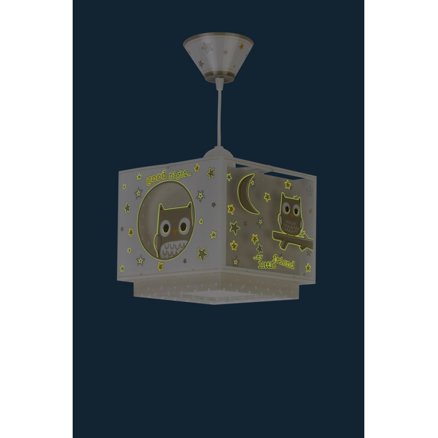 Dalber D-63392 - Ljuskrona Barn GOOD Nattbelysning 1xE27/60W/230V